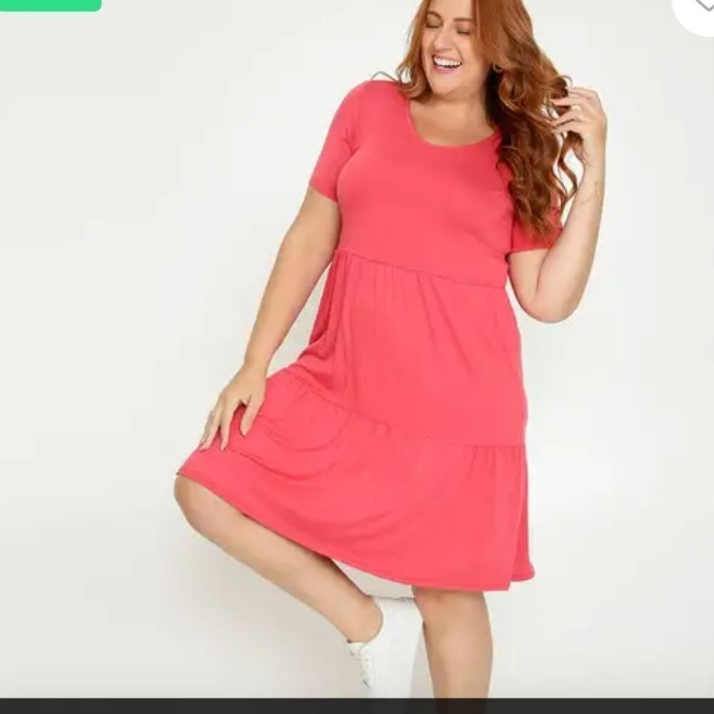 Torrid Coral Midi Dress